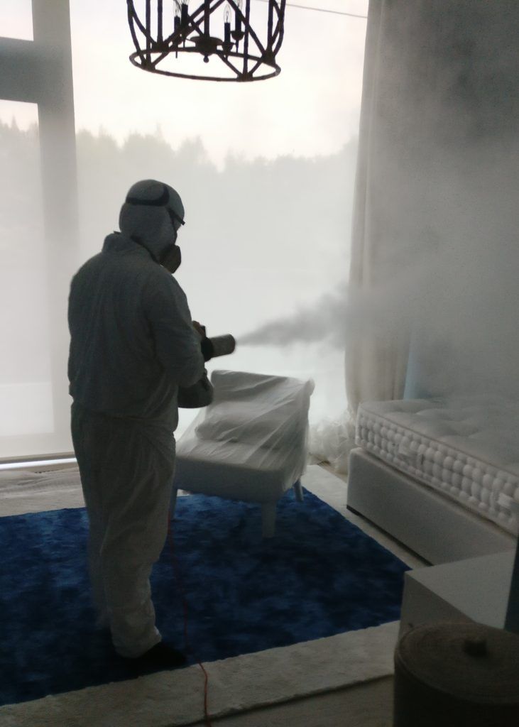Сухой туман от запахов. Обработка сухим туманом в Хабаровске.